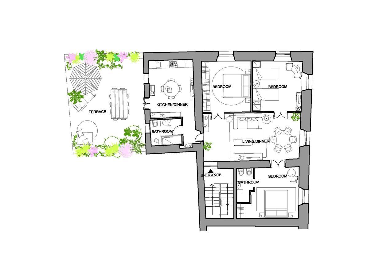 Mami'S Home Trastevere Apt With Private Terrace Roma Ngoại thất bức ảnh